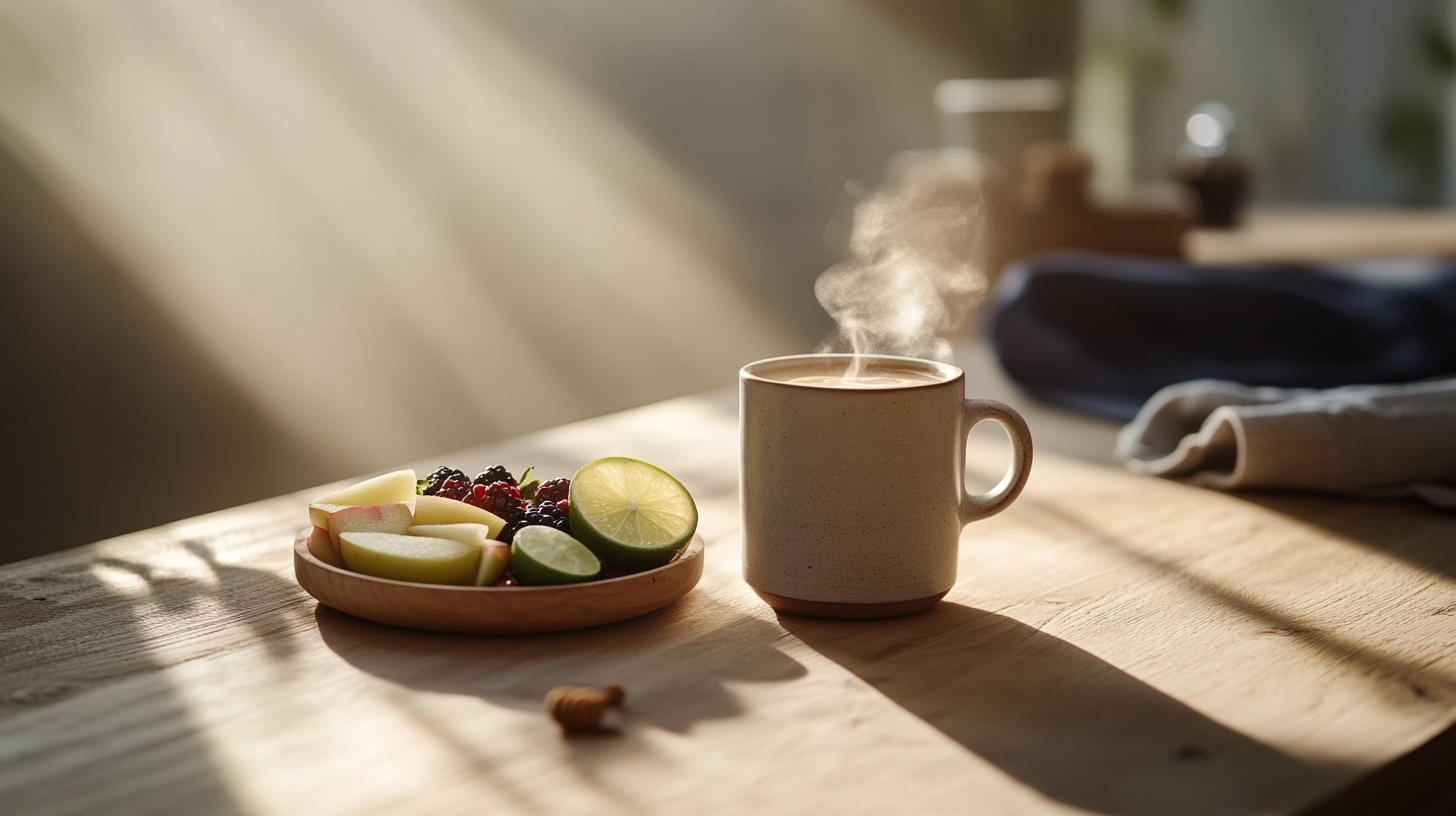 Ethiopia Guji Uraga Terbe Guduba G1 Natural 커피와 과일 향미 장면